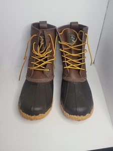 GH Bass Herren Duck Boots Gr. 11 zweifarbige braune - neu ohne Karton - Bild 1 von 4