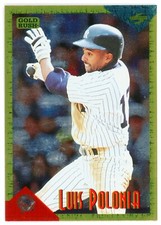 1994 Score Rookie & Traded Gold Rush Luis Polonia Card #RT9