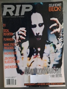 RIP MAGAZINE-NOVEMBER 1996-MARILYN MANSON-BECK-311-SOCIAL DISTORTION-FU MANCHU - Picture 1 of 3