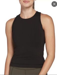 NEW CALIA Carrie Underwood Essentials Fitness Tank Pure Black Size XS