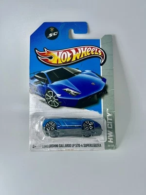 Hot Wheels Lamborghini Gallardo LP 570-4 Superleggera HW City 29/250 Blue 29/250 - Image 1 of 4