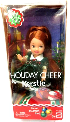 BARBIE... 2003 KELLY CLUB, HOLIDAY CHEER KERSTIE ...CAN USE AS ORNAMENT...NEW - Image 1 of 2