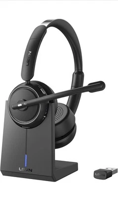 LEVN Wireless Headset with Mic for Work, Bluetooth Headset with Microphone - Image 1 of 3
