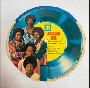 Jackson 5 RARE Cereal Box Record "Darling Dear" No. 4 Hi-Fi Carsboard Box Vinyl - Picture 1 of 1