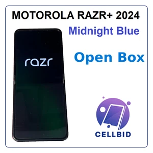 Open Box Motorola Razr+ 2024 XT2451 6.9 Folding 12GB 256GB 32MP 5G Midnight Blue - Picture 1 of 5