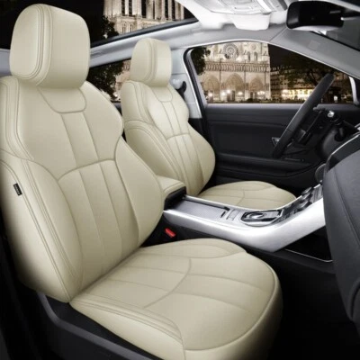 CUBIERTAS DE CUERO PERSONALIZADAS PARA LAND ROVER DISCOVERY MOTOPTES 2008-2024 5 asientos Foto 1 de 4