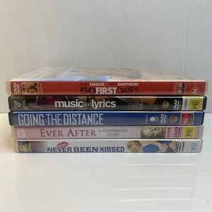 Drew Barrymore DVD 50 First Dates + Going The Distance + Ever After + Music Lyr - Picture 1 of 22