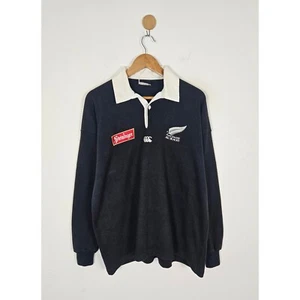 All Blacks New Zealand Canterbury Steinlager Rugby Jersey - Picture 1 of 6