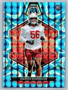 2024 Panini Mosaic #327 Darius Robinson Blue Reactive RC - Arizona Cardinals - Picture 1 of 3