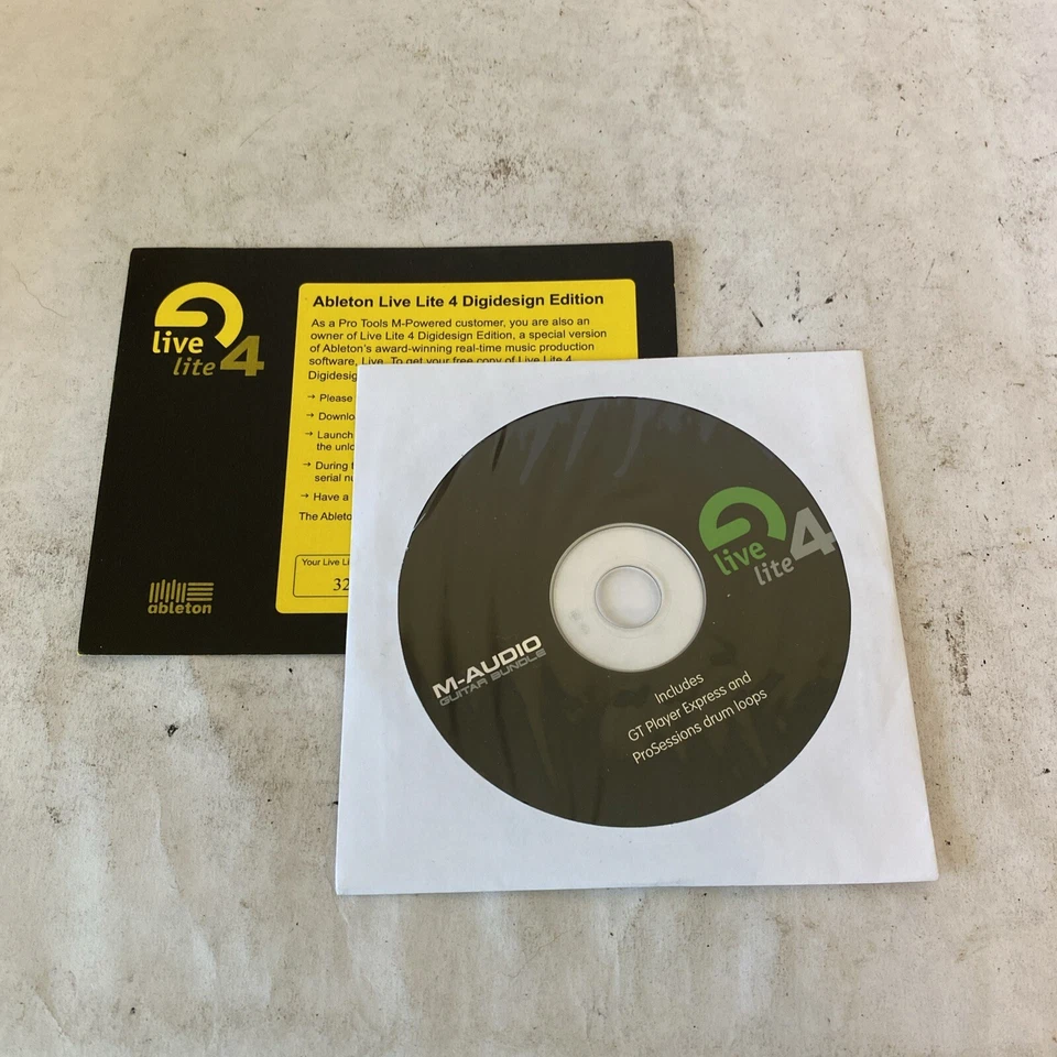 M-Audio Guitar Bundle Live Lite 4 Software CD - Image 1 of 4