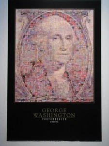 George Washington PHOTOMOSAIC by Robert Silvers - Picture 1 of 3