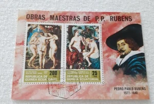 Äquatorialguinea 1973 - Blockausgabe  Nr. 78 gestempelt - P. P. Rubens - Bild 1 von 2