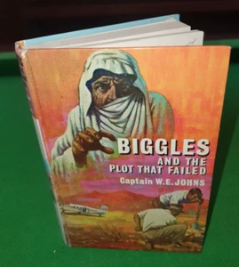 1965 BIGGLES AND THE PLOT THAT FAILED BY JOHNS 1ST EDITION HB BROCKHAMPTON * - Picture 1 of 10