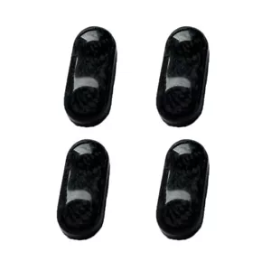 Cubierta de interruptor de ajuste de asiento de fibra de carbono 4 piezas para Maserati GranTurismo GT - Imagen 1 de 10