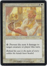 MASTER HEALER Rare #12⎜Urza's Destiny ⎜1999 MTG Card MP/VG⎜Magic SALE 25% Off 3+
