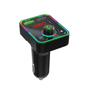 Bluetooth Wireless Car FM Transmitter Adapter 2USB + Type C Charger AUX Receiver - Picture 1 of 8