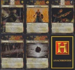 ANACHRONISM SIEGFRIED MAIL-IN PROMO SET OF 5 still sealed French - Picture 1 of 2