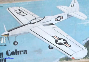 Planos Warbird Midwest Profile: 33" P-63 Kingcobra para motores .15 - Imagen 1 de 2