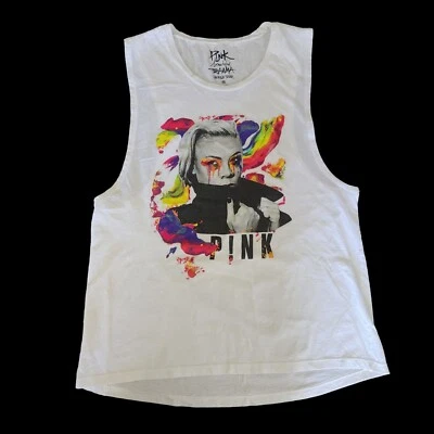 Pink Beautiful Trauma World Tour 2018 Concert Tank Top  Womens Size XXL (2XL) - Image 1 of 4