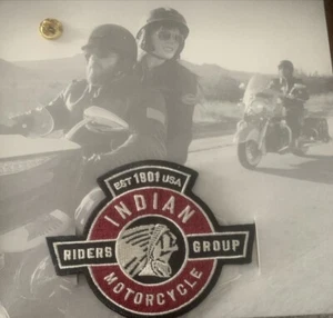 🔥 Indian Motorcycle Riders Group Embroidered Patch Iron On Great For A Jacket! - Picture 1 of 1