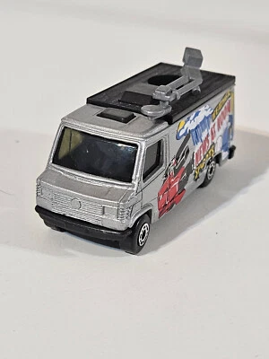 Matchbox TV News Truck Weather News At Noon TV #98 On The Road Again 1989 vtg - Image 1 of 4