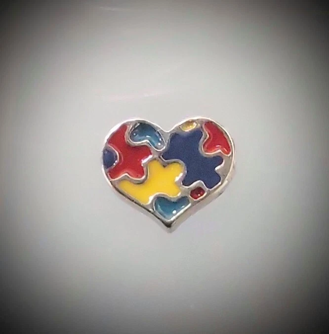 NEW Origami Owl Autism Awareness Floating Charm - Image 1 of 1