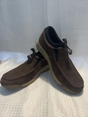 Cole Haan Men’s Slip On Leather Suede Brown Loafer Nike Air With Treads Size 7.5 - Image 1 of 4