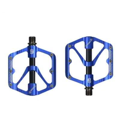 MTB Road Cycling Anti Slip Pedals 3 Bearing Seal Ultralight Wide Area Footboard - Image 1 of 4