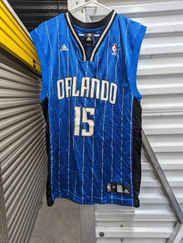 EUC Hedo Turkoglu Orlando Magic NBA Addidas Mens M Medium Blue Jersey #15 Cover