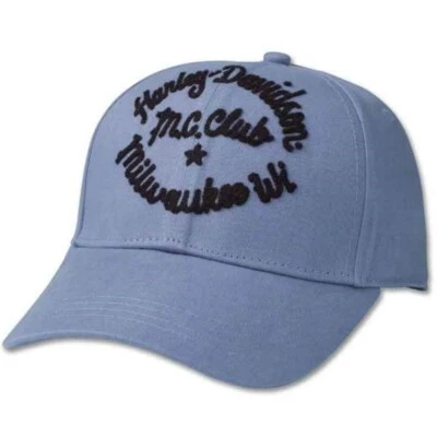 Gorra de béisbol Harley-Davidson para mujer gorra motocicleta MC Club Crew nueva con etiquetas azul 97759 Foto 1 de 2