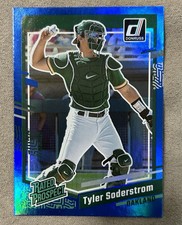 2023 Panini Donruss Blue Foil #68 Tyler Soderstrom Rated Prospect 