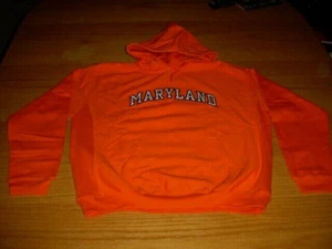 New WT MLB Maryland Orioles Stitched Orange Hoodie Sweatshirt Boys Girls  14/16 - Picture 1 of 4