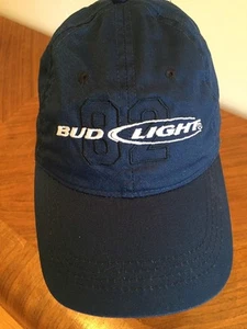 Bud Light #82 Teal Blue Cap Hat Adjustable - Picture 1 of 5