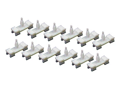 Juego de 12 clips de retención de riel de goteo para molduras de techo BMW E22 E32 740i 750iL Foto 1 de 2