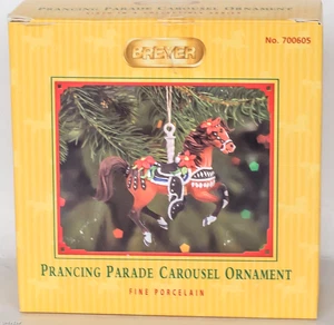 Breyer 700605 2005 Porcelain Carousel Horse Holiday Christmas Ornament - NIB - Picture 1 of 10
