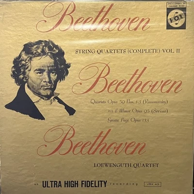 Classical Ludwig van Beethoven, Quatuor Loewenguth - String Quartets (Complete)  - Image 1 of 4