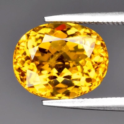 💎 3,01 quilates 10x8,2 mm VS berilo amarillo natural ovalado - piedra preciosa de África Foto 1 de 4