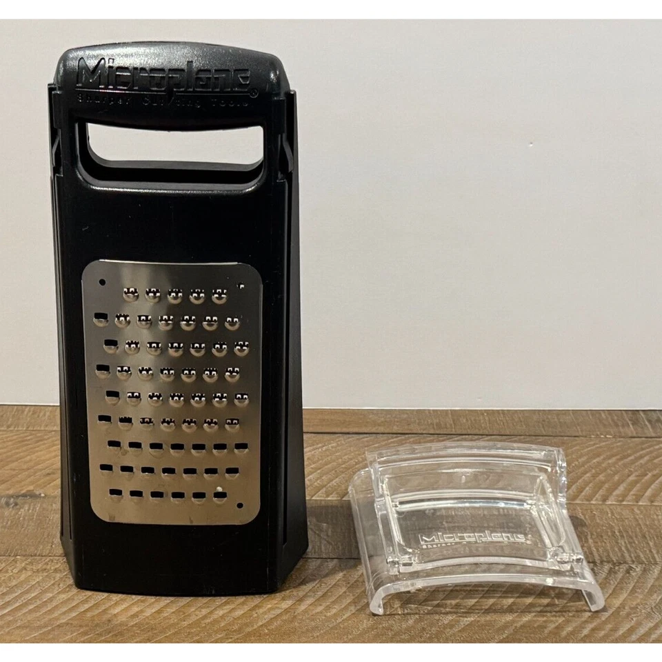 Microplane Thick and Thin Box Grater with Removable Guard - RARE - Cheese Grater - Image 1 of 4