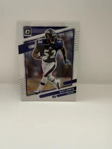 Ray Lewis 2021 Panini Donruss Optic Base Card #131 Baltimore Ravens - Picture 1 of 1