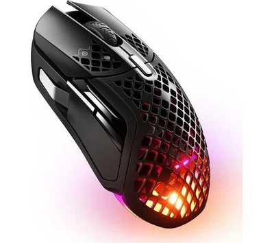 STEELSERIES Aerox 5 RGB Wireless Optical Gaming Mouse - Black NEW - Image 1 of 4