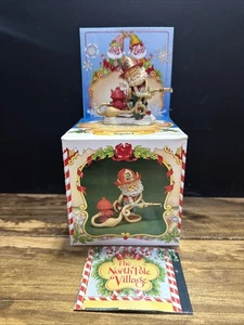 Enesco The North Pole Village Squirt Fireman Elf 1993 Sandra Zimnicki 831301 VTG - Picture 1 of 7