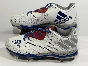 Adidas University of Kansas Jayhawks KU Baseball Softball Cleats Womens 9 Shoe - Picture 1 of 13