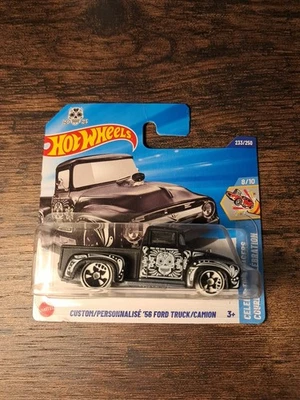 Hot Wheels Custom Personalised 56 Ford Truck Camion Mattel Diecast Model Car New - Image 1 of 2