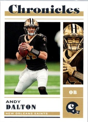 2022 Panini Chronicles Andy Dalton #27 New Orleans Saints - Image 1 of 2
