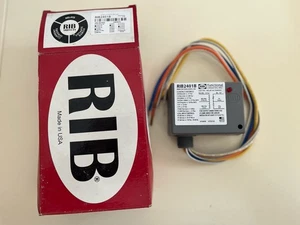 Functional Devices-Rib Rib2401b Enclosed Pre-Wired Relay, 20A At 277Vac, Spdt, - Picture 1 of 6