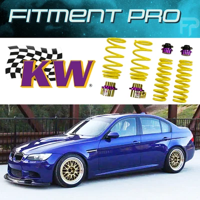 Muelles reductores de altura ajustables KW HAS para BMW M3 E90 E92 2008-13 sedán cupé Foto 1 de 4