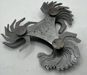 Brown & Sharpe No.633 Screw Pitch Gage Folding Leaves - Picture 1 of 5