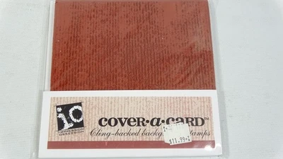 Impression Obsession io Cover-A-Card Cling 背景印章 - 灯芯绒 - CC047 — 第 1/4 张图片