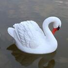 Lifesize White Swan Decoy Pond Decoration Floating Ornamental Garden Scarer