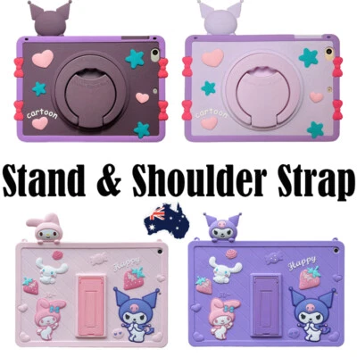 Case Kids Shockproof Stand Cover Strap For iPad 10th 9 8 7 6 5 Gen Mini Air Pro - Image 1 of 4